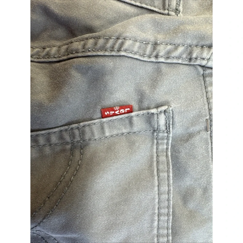 Levis 511 Slim Boys Gray Jeans Size 14 27x27 Slim Fit Casual Denim